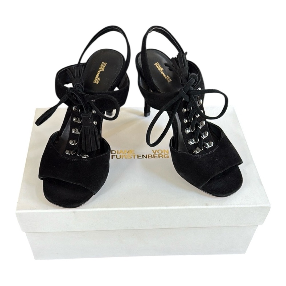 Diane Von Furstenberg Arabella Tassel Heels Size 6